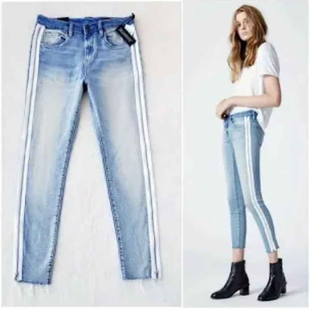 Blanc NYC side zip jeans